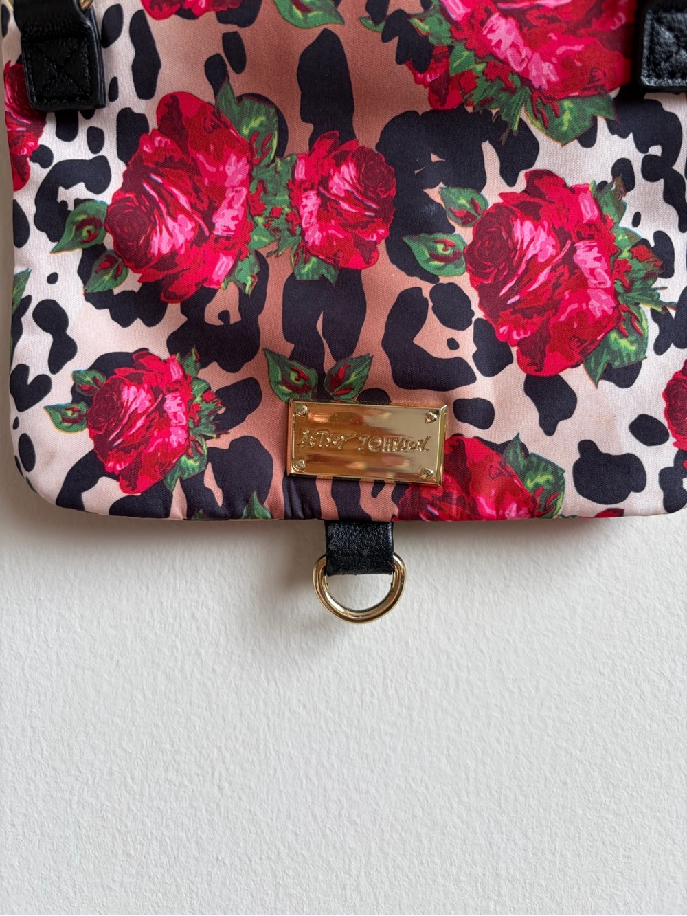 Betsey Johnson Floral Leopard Crossbody Bag - Picture 5 of 7